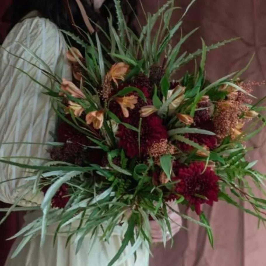 Seasonal hand-tied bouquet