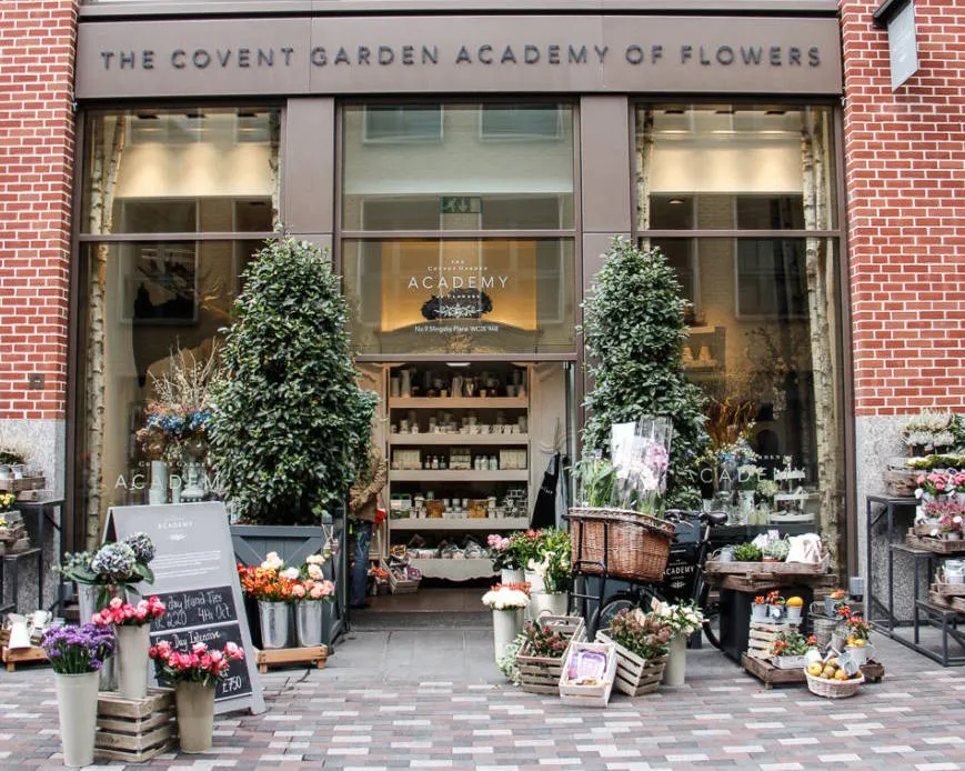 Phyllis training at Covent Garden Academy of Flowers