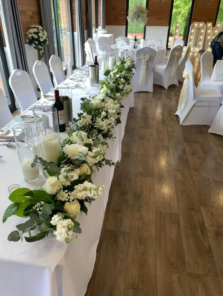Reception - Top Table Garland