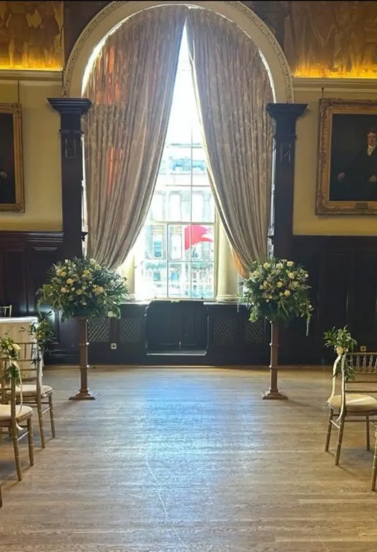 Ceremony - Floral Pedestals
