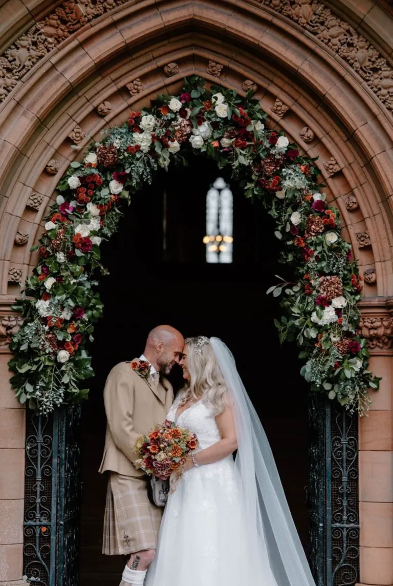 Wedding - Autumn Church Arch